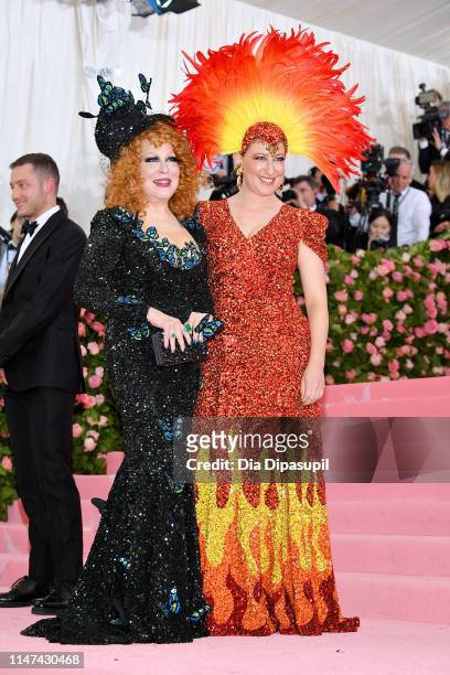 Bette Midler and Sophie Von Haselberg attend The 2019 Met Gala Celebrating Camp: Notes on Fashion at Metropolitan Museum of Art on May 06, 2019 in...