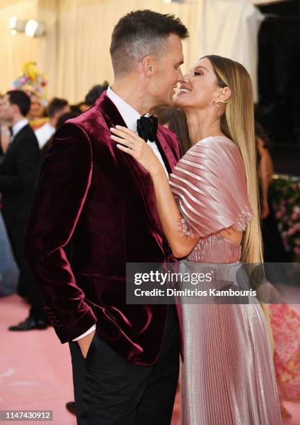 Gisele Bündchen and Tom Brady attend The 2019 Met Gala Celebrating Camp: Notes on Fashion at Metropolitan Museum of Art on May 06, 2019 in New York...