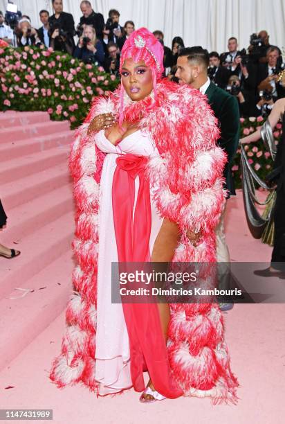 Lizzo attends The 2019 Met Gala Celebrating Camp: Notes on Fashion at Metropolitan Museum of Art on May 06, 2019 in New York City.