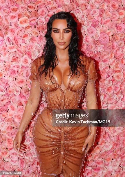 Kim Kardashian West attends The 2019 Met Gala Celebrating Camp: Notes on Fashion at Metropolitan Museum of Art on May 06, 2019 in New York City.