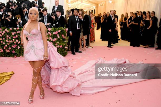 Nicki Minaj attends The 2019 Met Gala Celebrating Camp: Notes on Fashion at Metropolitan Museum of Art on May 06, 2019 in New York City.