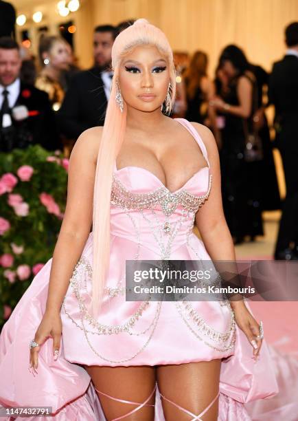 Nicki Minaj attends The 2019 Met Gala Celebrating Camp: Notes on Fashion at Metropolitan Museum of Art on May 06, 2019 in New York City.