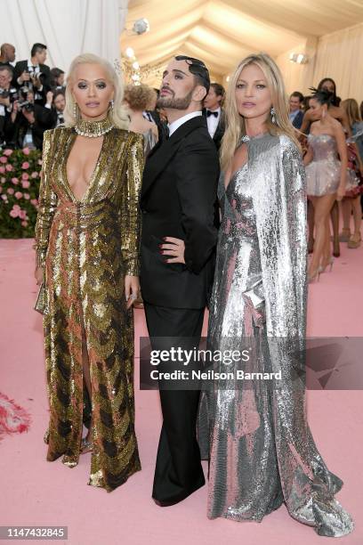 Rita Ora, Marc Jacobs and Kate Moss attend The 2019 Met Gala Celebrating Camp: Notes on Fashion at Metropolitan Museum of Art on May 06, 2019 in New...