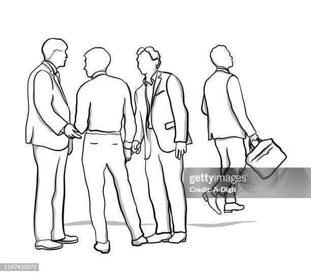 4,066 Line Drawing Man Standing Stock Photos, High-Res Pictures, and ...