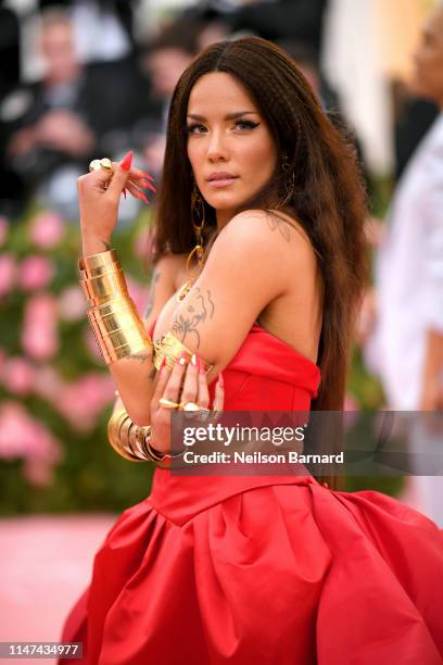 Halsey attends The 2019 Met Gala Celebrating Camp: Notes on Fashion at Metropolitan Museum of Art on May 06, 2019 in New York City.