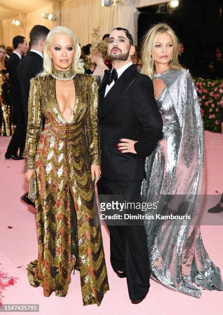 Rita Ora, Marc Jacobs and Kate Moss attend The 2019 Met Gala Celebrating Camp: Notes on Fashion at Metropolitan Museum of Art on May 06, 2019 in New...