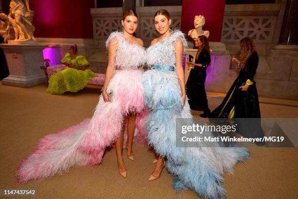 Victoria Iglesias and Cristina Iglesias attend The 2019 Met Gala Celebrating Camp: Notes on Fashion at Metropolitan Museum of Art on May 06, 2019 in...