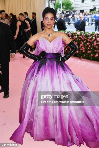 Lilly Singh attends The 2019 Met Gala Celebrating Camp: Notes on Fashion at Metropolitan Museum of Art on May 06, 2019 in New York City.