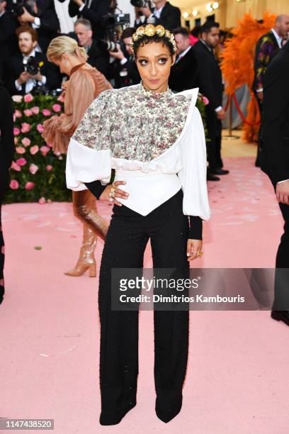 Ruth Negga attends The 2019 Met Gala Celebrating Camp: Notes on Fashion at Metropolitan Museum of Art on May 06, 2019 in New York City.