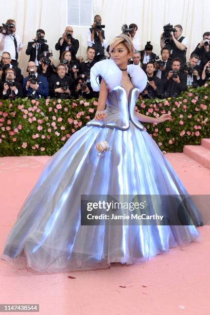 Zendaya attends The 2019 Met Gala Celebrating Camp: Notes on Fashion at Metropolitan Museum of Art on May 06, 2019 in New York City.