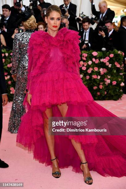 Doutzen Kroes attends The 2019 Met Gala Celebrating Camp: Notes on Fashion at Metropolitan Museum of Art on May 06, 2019 in New York City.