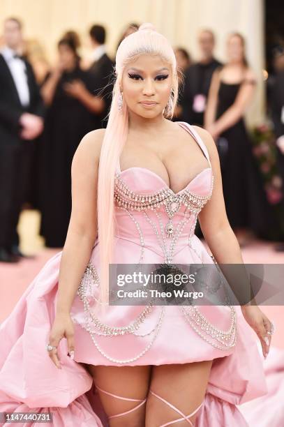 Nicki Minaj attends The 2019 Met Gala Celebrating Camp: Notes on Fashion at Metropolitan Museum of Art on May 06, 2019 in New York City.