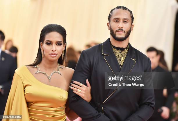 Nessa and Colin Kaepernick attend The 2019 Met Gala Celebrating Camp: Notes on Fashion at Metropolitan Museum of Art on May 06, 2019 in New York City.