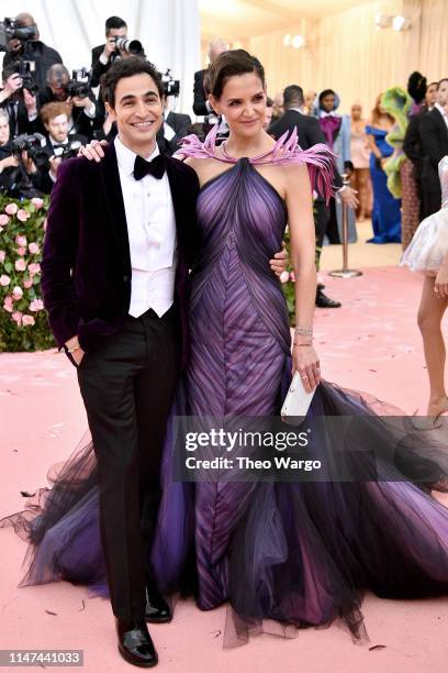 Zac Posen and Katie Holmes attend The 2019 Met Gala Celebrating Camp: Notes on Fashion at Metropolitan Museum of Art on May 06, 2019 in New York City.