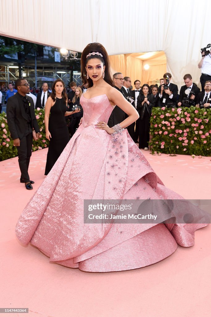 Deepika Padukone attends The 2019 Met Gala Celebrating Camp: Notes