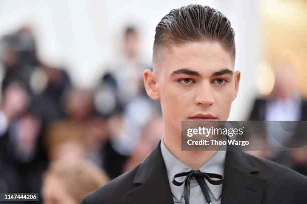 Hero Fiennes Tiffin attends The 2019 Met Gala Celebrating Camp: Notes on Fashion at Metropolitan Museum of Art on May 06, 2019 in New York City.