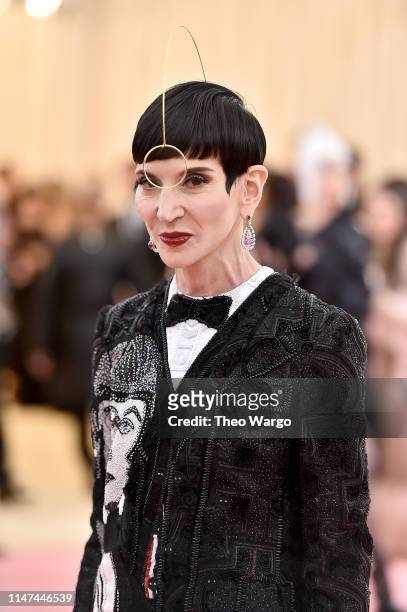Amy Fine Collins attends The 2019 Met Gala Celebrating Camp: Notes on Fashion at Metropolitan Museum of Art on May 06, 2019 in New York City.