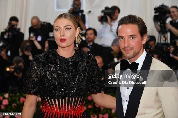 Maria Sharapova and Alexander Gilkes attend The 2019 Met Gala Celebrating Camp: Notes on Fashion at Metropolitan Museum of Art on May 06, 2019 in New...