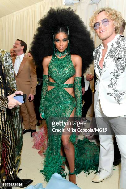 Ciara and Peter Dundas attend The 2019 Met Gala Celebrating Camp: Notes on Fashion at Metropolitan Museum of Art on May 06, 2019 in New York City.