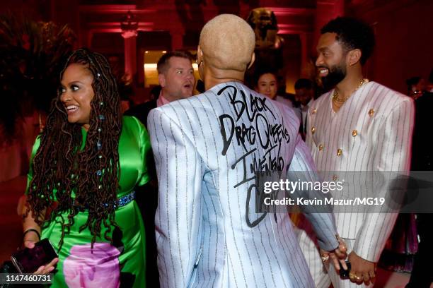 Ava DuVernay, Lena Waithe and Kerby Jean-Raymond attend The 2019 Met Gala Celebrating Camp: Notes on Fashion at Metropolitan Museum of Art on May 06,...