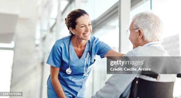 he’s involved and told what’s happening at every stage - nurses stock pictures, royalty-free photos & images