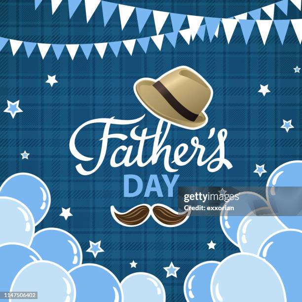 stockillustraties, clipart, cartoons en iconen met de dag van de vader vieren - fathersday