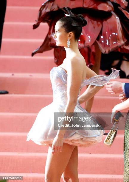 Nina Dobrev attends The 2019 Met Gala Celebrating Camp: Notes On Fashion - Arrivals at The Metropolitan Museum of Art on May 06, 2019 in New York...