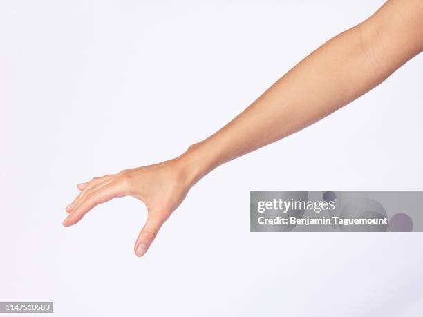 young woman hand, position, gestures - granuloma annulare stock pictures, royalty-free photos & images