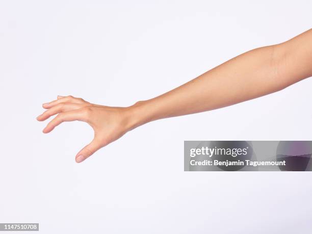 young woman hand, position, gestures - granuloma annulare stock pictures, royalty-free photos & images