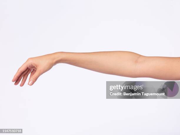 young woman hand, position, gestures - granuloma annulare stock pictures, royalty-free photos & images