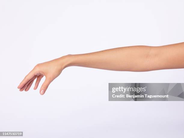 young woman hand, position, gestures - granuloma annulare stock pictures, royalty-free photos & images