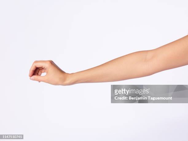 young woman hand, position, gestures - granuloma annulare stock pictures, royalty-free photos & images