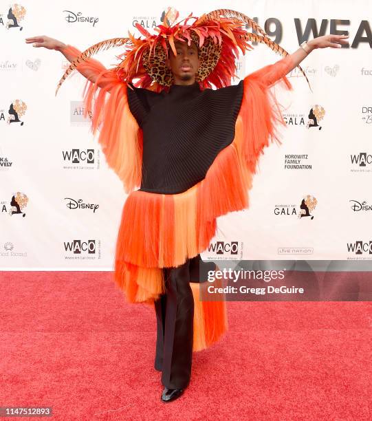 Kalen Allen arrives at the WACO Theater Center's 3rd Annual Wearable Art Gala at The Barker Hangar at Santa Monica Airport on June 1, 2019 in Santa...