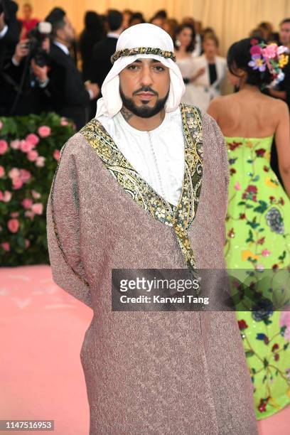 French Montana attends The 2019 Met Gala Celebrating Camp: Notes On Fashion at The Metropolitan Museum of Art on May 06, 2019 in New York City.