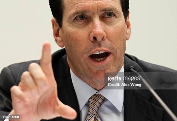 Chairman, CEO and president of AT&T Randall Stephenson testifies during a hearing before the Intellectual Property, Competition and the Internet...