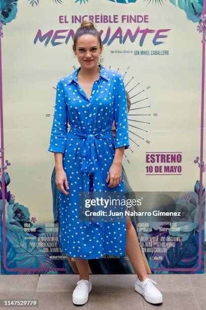 Irene Ruiz attends "El increible finde menguante" photocall on May 07, 2019 in Madrid, Spain.