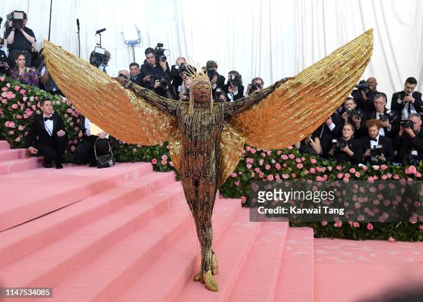 Billy Porter arrives for the 2019 Met Gala celebrating Camp: Notes on Fashion at The Metropolitan Museum of Art on May 06, 2019 in New York City.