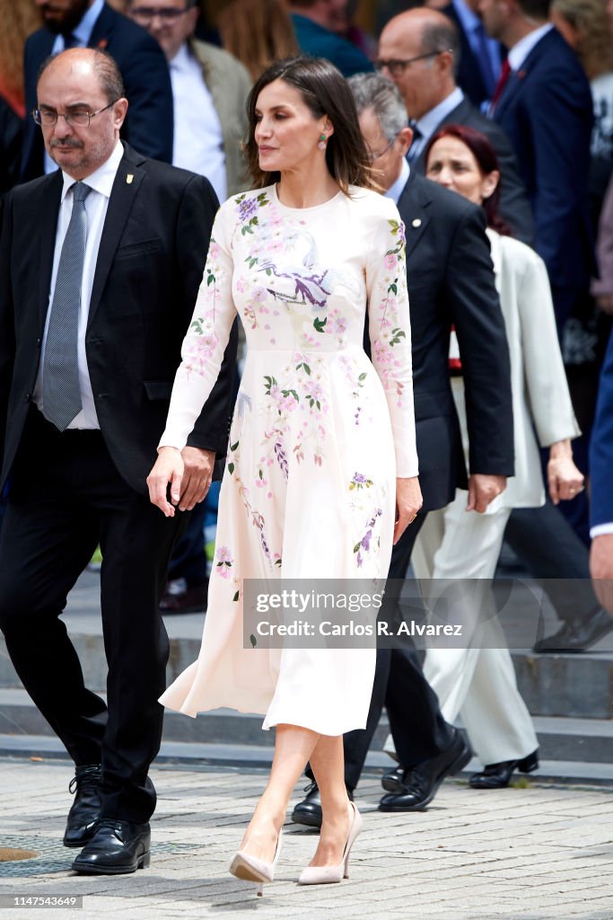 Queen Letizia of Spain Attends The Commemorative Act Of The World Red Cross Day