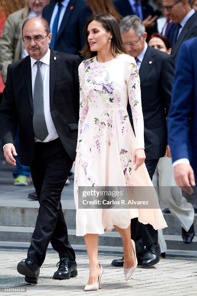 Queen Letizia of Spain Attends The Commemorative Act Of The World Red Cross Day