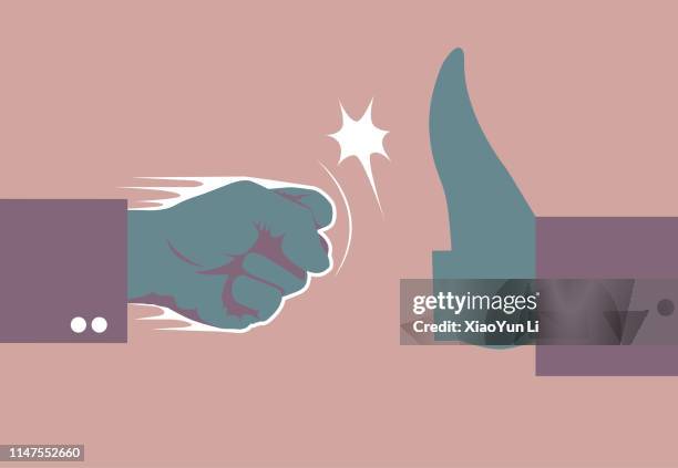 power confrontation - shoe steps vector stock illustrations