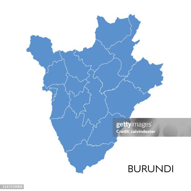 burundi map - burundi stock illustrations