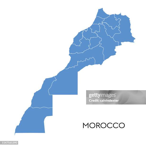 ilustraciones, imágenes clip art, dibujos animados e iconos de stock de mapa de marruecos - marruecos mapa