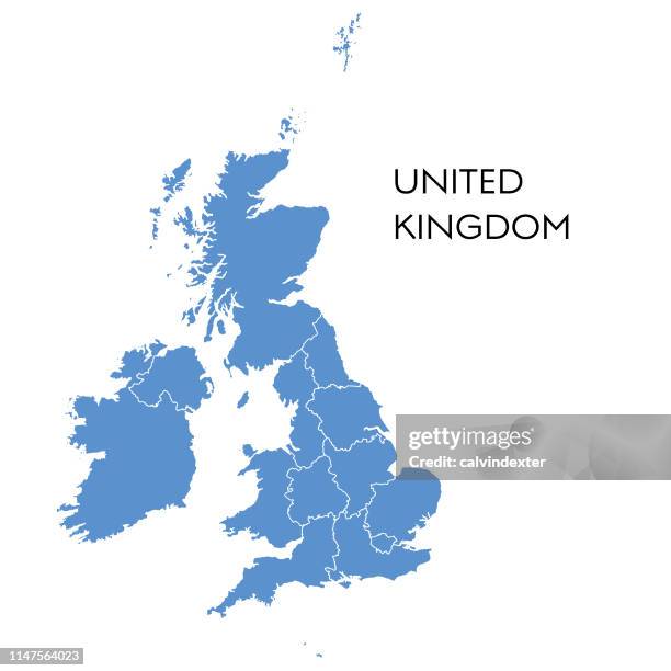 英國地圖 - map vector 幅插畫檔、美工圖案、卡通及圖標