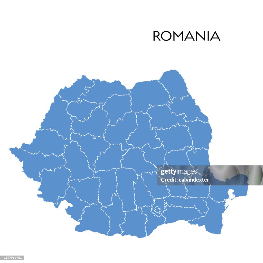 Romania map