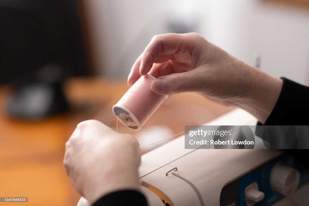 Threading a Sewing Machine