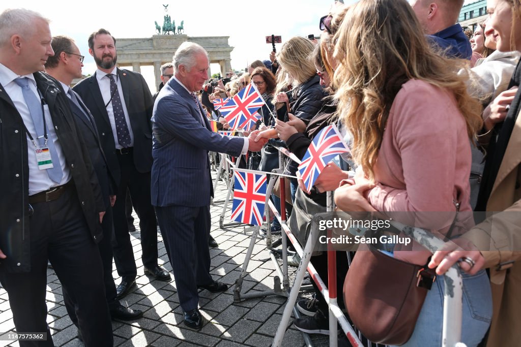 The Prince Of Wales And Duchess Of Cornwall Visit Germany - Day 1 - Berlin