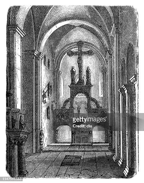 84 Inside Church Cartoon High Res Illustrations - Getty Images