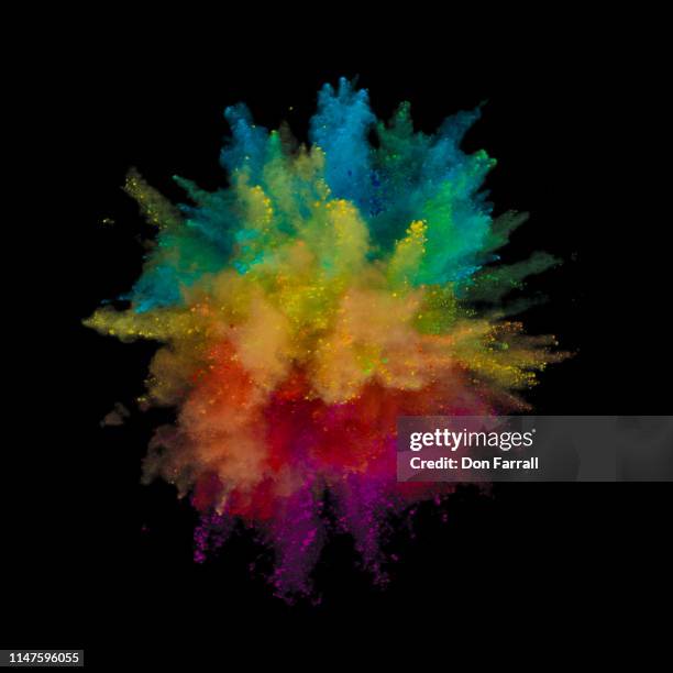 Circle Powder 59 Colorful Circle Powder Explosion Stock Photos, High-Res Pictures ...