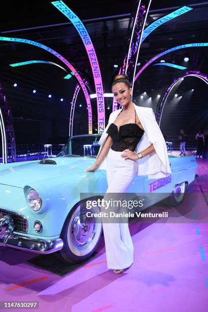 Giorgia Palmas the TEZENIS Show - Drive In on May 07, 2019 in Verona, Italy.