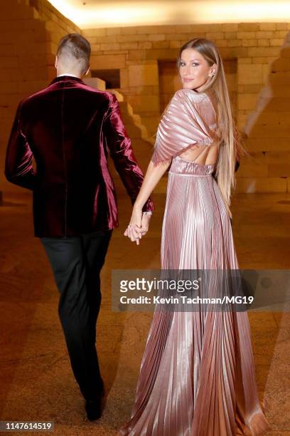 Tom Brady and Gisele Bundchen attend The 2019 Met Gala Celebrating Camp: Notes on Fashion at Metropolitan Museum of Art on May 06, 2019 in New York...